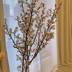 枝ものの花瓶の画像