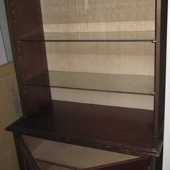 上品レトロな雰囲気の店舗什器■アンティーク調の陳列棚■本棚などにも！の画像