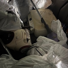 引っ越し後の残地物の画像