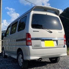 エブリイワゴン　ジョイポップ　ターボ　4WD オートステップ　スライドドア　フォグランプ　エアコン　軽自動車　軽貨物　貨物　軽バン　バン　の画像