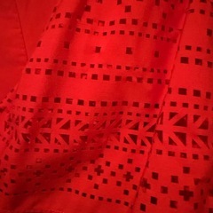 【直接引き取り願】ラルフローレン　赤ワンピースの画像