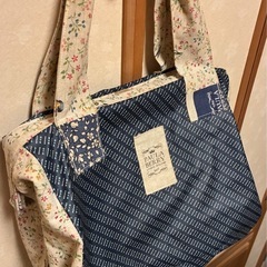 ハンドメイドのトートバッグですの画像
