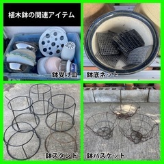【11/19更新・まとめ売り】植木鉢いろいろ＋残土・庭石など 好きなだけどうぞの画像