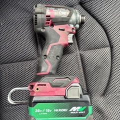 ハイコーキ、本体バッテリーの画像