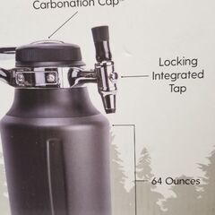 持ち運べるビールサーバー　GrowlerWerks uKeg Go　容量64オンスの画像
