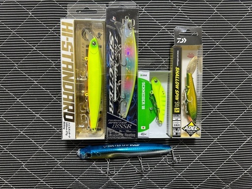 ルアーまとめ売り 111個 未開封ルアー、未使用ケース付 未使用品あり！