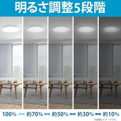 日本製LEDシーリングライト x 2個 ホタルクス8畳 アイリスオーヤヤマ6畳の画像