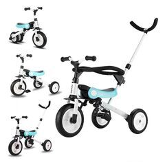 AORTD 三輪車 バランスバイク ベビーカー キッズバイク の画像