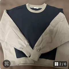 新品！ミリタリーMA-1風トップスバルーンスリーブ の画像