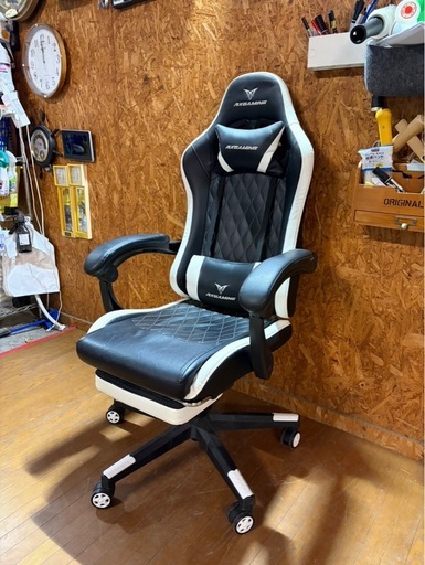 K1707 RXGAMING ゲーミングチェア オットマン付き