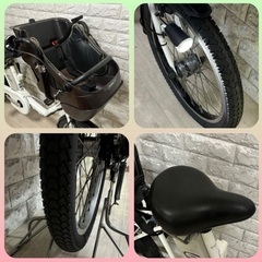 🌸美品🌸室内保管🌸パナソニック 電動自転車 ギュット 子供乗せ  🌈新基準🌈t507の画像