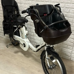 🌸美品🌸室内保管🌸パナソニック 電動自転車 ギュット 子供乗せ  🌈新基準🌈t507の画像