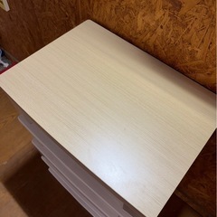 K1708 ウッドトップ チェスト4段 収納ケース 衣装ケースの画像