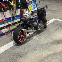 HONDA AF58 ズーマー50 ロンホイ 7.5j太足カスタム仕様の画像