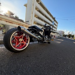 HONDA AF58 ズーマー50 ロンホイ 7.5j太足カスタム仕様の画像