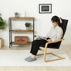 リラックスチェア　ブラックの画像