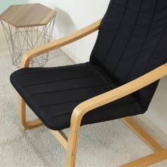 リラックスチェア　ブラックの画像