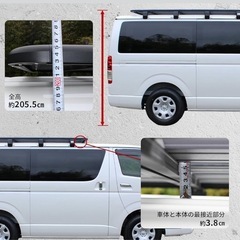 ハイエース　ルーフキャリア　フラットキャリア　標準用の画像