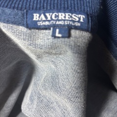 デニム風ジャケットLサイズの画像