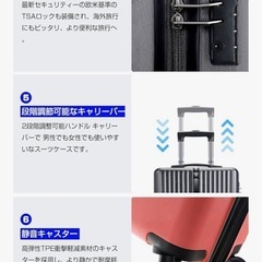 【未使用商品】キャリーケースの画像