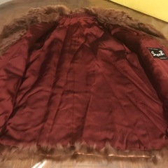 ★ラムリアルファーコート★ ★リアルファーハゲありリメイクにオススメ★の画像