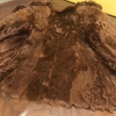 ★ラムリアルファーコート★ ★リアルファーハゲありリメイクにオススメ★の画像