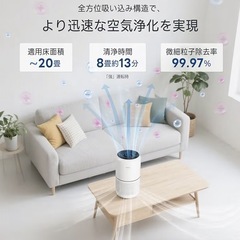空気清浄機 プラズマ付き 20畳 Levoit Core300の画像
