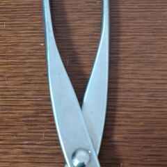 ステンレス製 丸刃又枝切り剪定鋏 シルバー 約21cmの画像