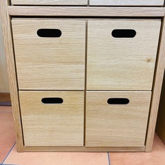 無印良品　スタッキングシェルフ　引き出しの画像