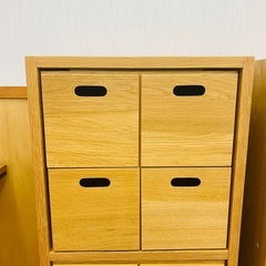 無印良品　スタッキングシェルフ　引き出しの画像