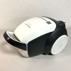 パナソニック Panasonic 紙パック式 掃除機 MC-PKL19AJ-W 2018年 ホワイト パワフル コンパクト 動作確認済み 除菌 清掃済み mの画像