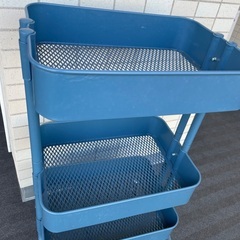 移動式ラック　キッチンワゴン　IKEAロースコグの画像