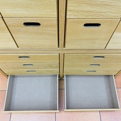 無印良品　スタッキングシェルフ　引き出しの画像