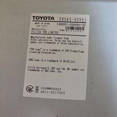 トヨタ TOYOTA NSZT-W62G カーナビ Bluetoothユニットの画像