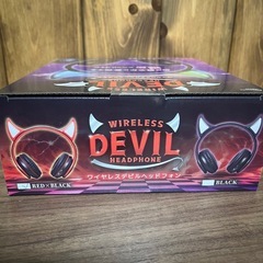 新品未開封‼️ ワイヤレス デビル ヘッドフォンの画像