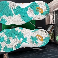 アシックス室内シューズ25.5センチ美品の画像