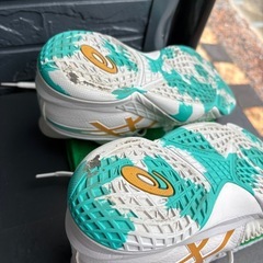 アシックス室内シューズ25.5センチ美品の画像