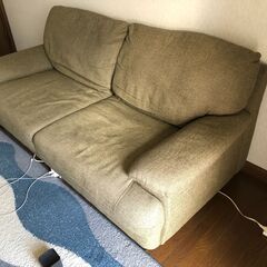 ニトリ ソファ 布 幅167㎝の画像