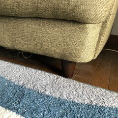 ニトリ ソファ 布 幅167㎝の画像