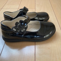 子供用フォーマルシューズ17,5cm黒の画像