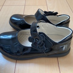 子供用フォーマルシューズ17,5cm黒の画像