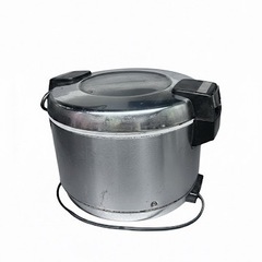 【プロ仕様✨厨房機材】専用ステンレス棚＋炊飯器＋保温ジャーの画像