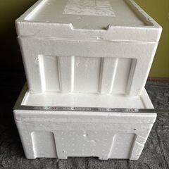 発泡スチロール　2個　🦀の発送に
の画像