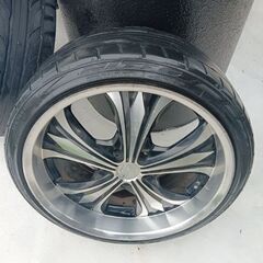 中古20インチタイヤホイール4本セットの画像