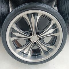 中古20インチタイヤホイール4本セットの画像