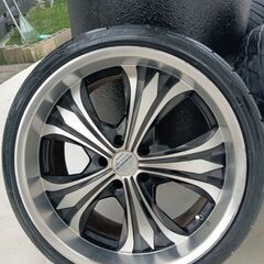 中古20インチタイヤホイール4本セットの画像