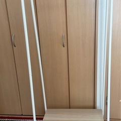 【0円】ハンガーラックお譲りします（2023年購入）の画像