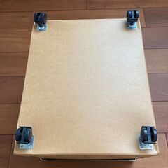 収納ボックス 紙製 フタ付き キャスター付き 200円の画像