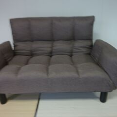 2-4　　未使用/新品　ソファー 2人掛け リクライニング ひじ掛け ローソファ フロアソファ コンパクト ファブリック ソファの画像