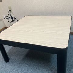  25202  正方形幅75cmリバーシブルこたつ ニッセン   ◆大阪市内・東大阪市他 6,000円以上ご購入で無料配達いたします！◆ ※高槻・枚方方面◆西宮・尼崎方面◆生駒方面　それぞれ条件付き無料配送あり！            の画像